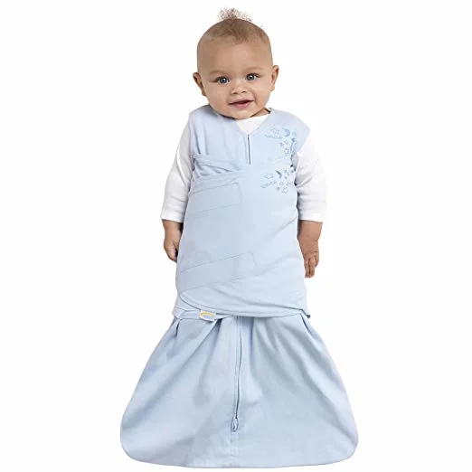 Toddler Children Sleep Sack 100% Cotton Swaddle, Baby Kids Blue Swaddle Garments