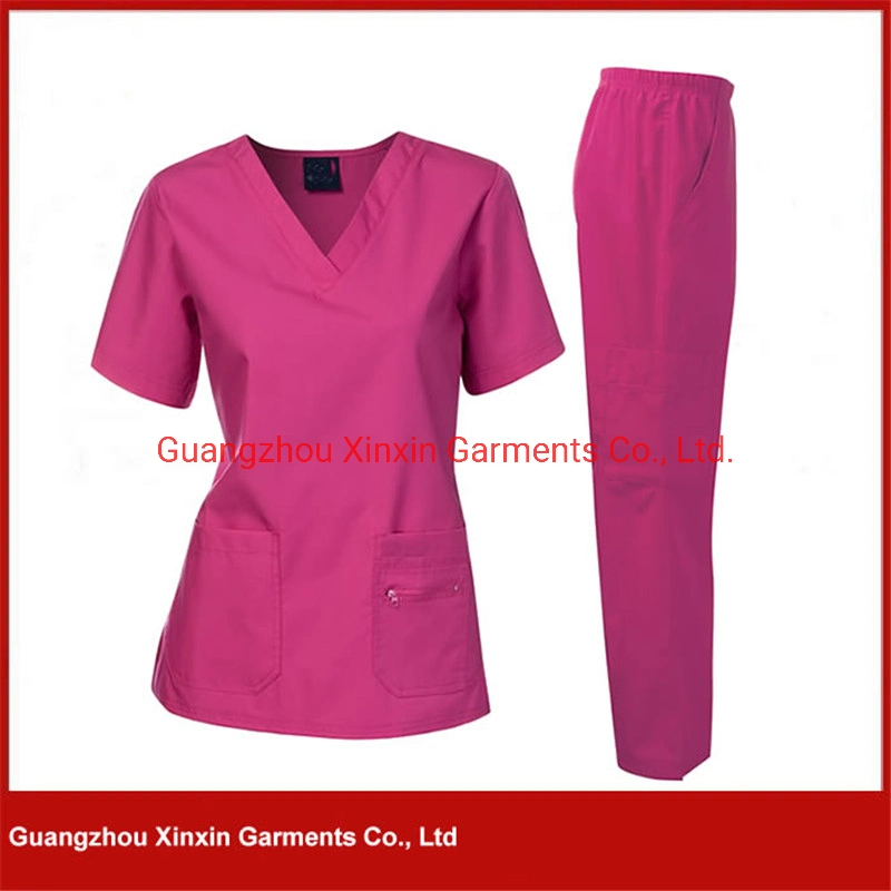Scrubs Wholesale Greys Anatomy Short Sleeve Womens Uniforms Scrub Sets Clothes (H132)
