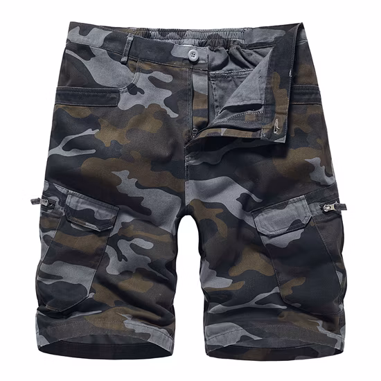 Mens Summer Wear Camouflage Cargo Bermuda Cargo Shorts