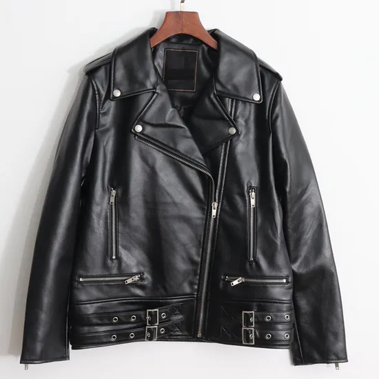 Leather Jackets Distributor Leg Pants PU Loose Pants Women Trousers